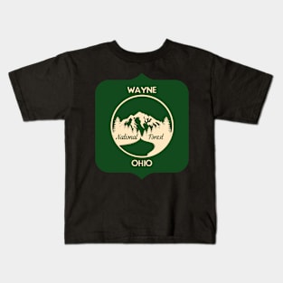 Wayne National Forest Ohio Kids T-Shirt